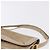 Borsa a Tracolla Christian Dior Camoscio Beige Oro Auth 195741 D'oro - vista 8