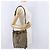 Bolso GUCCI GG Supreme Web Sherry Line PVC Beige Gold 41 02 034 Auth 195583 Dorado - vista 22