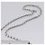 CHANEL Chain Shoulder Pouch Matelasse Leather Silver CC Auth 195507M Silvery - view 8
