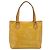 Borsa a mano LOUIS VUITTON Monogram Vernis Houston Lime Yellow M91055 Auth BA14990 D'oro - vista 2