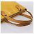 Borsa a mano LOUIS VUITTON Monogram Vernis Houston Lime Yellow M91055 Auth BA14990 D'oro - vista 7