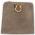 Borsa a tracolla Salvatore Ferragamo Gancini Chain in camoscio beige e oro Auth ka5639 D'oro - vista 2