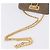 Borsa a tracolla Salvatore Ferragamo Gancini Chain in camoscio beige e oro Auth ka5639 D'oro - vista 8