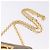 Borsa a tracolla Salvatore Ferragamo Gancini Chain in camoscio beige e oro Auth ka5639 D'oro - vista 9