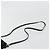 FENDI Borsa a spalla Pouch Mamma Baguette in jersey di cotone Nero Argento Auth 195300A - vista 8