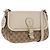 Borsa a tracolla GUCCI GG Canvas Beige Gold 308452 Auth ka5680 D'oro