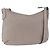 FENDI Celeria Schultertasche Leder Silver Auth 195754V Silber