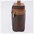 Céline Necessaire CELINE Macadam Canvas PVC Leather Brown Gold Auth 195699A Marrom Dourado - vista 5