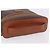 Céline Necessaire CELINE Macadam Canvas PVC Leather Brown Gold Auth 195699A Marrom Dourado - vista 6