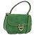 Céline Borsa a mano CELINE Suede 2way Green Gold Auth 196243 D'oro Verde