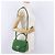 Céline Borsa a mano CELINE Suede 2way Green Gold Auth 196243 D'oro Verde - vista 27