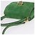 Céline Borsa a mano CELINE Suede 2way Green Gold Auth 196243 D'oro Verde - vista 6