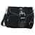 Borsa a tracolla PRADA Nylon Nero Argento Auth 195790V