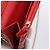 Portafoglio a catena CHANEL Matelasse Double Piece in pelle d'agnello rosso e oro CC Auth 196801SAM D'oro - vista 22