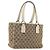 Borsa a mano GUCCI GG Canvas Beige Silver 113019 Auth 194256 Argento