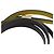 Bracciale FENDI Pelle Grigio Oro Auth 195915M Marrone D'oro - vista 9