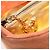 Borsa Salvatore Ferragamo Suede Orange Gold Auth 195588 D'oro Arancione - vista 16