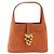 Borsa Salvatore Ferragamo Suede Orange Gold Auth 195588 D'oro Arancione - vista 2
