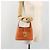 Borsa Salvatore Ferragamo Suede Orange Gold Auth 195588 D'oro Arancione - vista 21