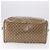 GUCCI GG Crystal Boston Bag Coated Canvas Beige 153240 Auth 194991 - view 10