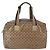 GUCCI GG Crystal Boston Bag Coated Canvas Beige 153240 Auth 194991 - view 3