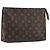 LOUIS VUITTON Monogram Poche Toilette 26 Pouch M47542 LV Auth 194365 Monogramma