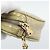 Borsa a tracolla Miu Miu in pelle beige e oro autentica bs36735 D'oro - vista 10