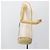 Borsa a tracolla Miu Miu in pelle beige e oro autentica bs36735 D'oro - vista 21