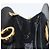 Borsa a tracolla Salvatore Ferragamo Gancini Chain in pelle nera e oro Auth 196249 Nero D'oro - vista 18