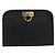 Borsa a tracolla Salvatore Ferragamo Gancini Chain in pelle nera e oro Auth 196249 Nero D'oro - vista 2