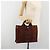 Hermès Borsa HERMES Fourre Tout PM Canvas Brown Silver Auth 195979A Marrone Argento - vista 21