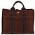 Hermès Borsa HERMES Fourre Tout PM Canvas Brown Silver Auth 195979A Marrone Argento - vista 3