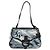 Borsa a tracolla Salvatore Ferragamo Gancini Nylon Grigio Argento Auth 195614A Marrone - vista 2
