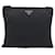 Borsa a Tracolla PRADA Nylon Nero Argento Auth 196146A - vista 13