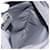Borsa a Tracolla PRADA Nylon Nero Argento Auth 196146A - vista 21