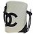 Borsa CHANEL COCO Mark Matelasse Cambon Line in pelle bianca CC Auth 194709M Bianco