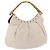 Borsa a tracolla GUCCI Bamboo in pelle Ivory Gold 124293 Auth 195718A D'oro Crudo