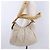 Borsa a tracolla GUCCI Bamboo in pelle Ivory Gold 124293 Auth 195718A D'oro Crudo - vista 24