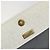 Borsa a tracolla Christian Dior Honeycomb Canvas PVC White Gold Auth 195565 Bianco D'oro - vista 16
