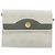 Borsa a tracolla Christian Dior Honeycomb Canvas PVC White Gold Auth 195565 Bianco D'oro - vista 2