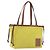 LOEWE Cushion Tote Small Tote Bag Canvas Yellow Auth 196303A Giallo
