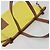 LOEWE Cushion Tote Small Tote Bag Canvas Yellow Auth 196303A Giallo - vista 7