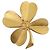 Spilla CHANEL Metallo Tono Oro CC Auth bs36553