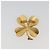 Spilla CHANEL Metallo Tono Oro CC Auth bs36553 - vista 3