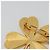 Spilla CHANEL Metallo Tono Oro CC Auth bs36553 - vista 4
