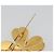 Spilla CHANEL Metallo Tono Oro CC Auth bs36553 - vista 6