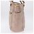 Borsa a mano PRADA in pelle 2way Beige Tono Oro Auth 195488 - vista 4