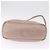 Borsa a mano PRADA in pelle 2way Beige Tono Oro Auth 195488 - vista 7