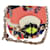Borsa a tracolla con catena VERSACE Canvas Multicolor Gold Auth 195065M Multicolore D'oro