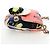 Borsa a tracolla con catena VERSACE Canvas Multicolor Gold Auth 195065M Multicolore D'oro - vista 4